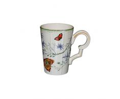 Faïencerie de Niderviller ~ Mug XL Folies botaniques faïence - Lot de 4