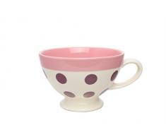 Déjeuner sur lherbe DH054006 Tasse Jumbo, Faïence, Prune, 17,8 x 14,5 x 9,5 cm