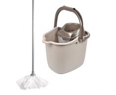 Seau essoreur + recuperateur d'eau sale 16L
