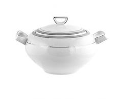 Tasse Soupière 3 l avec Couvercle Arum en Porcelaine