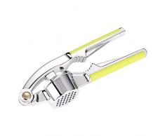 YOROO Presse Professionnelle à lail en Acier Inoxydable avec poignée Confortable, Design léger et Ergonomique, Facile à Utiliser et à Nettoyer, Dites Adieu aux Mains puantes