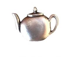 Théière Fait de Étain Anglais Badge + 59mm Badge + Sac Cadeau