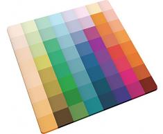 Joseph Joseph - Planche en Verre/Dessous de Plat - 30 x 30 cm - Blocs de couleur