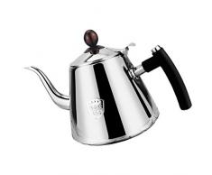 Fenteer Théière en Acier Inoxydable Thé Théière Bouilloire INOX Ustensile Cuisine 1.2 L - Brillant