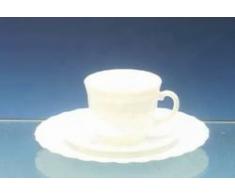 Luminarc 9229559 Assiettes à Dessert Trianon 19 Cm Blanc