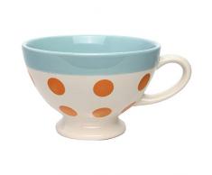 Déjeuner sur lherbe DH054115 Tasse Mini Jumbo, Faïence, Orange, 12 x 12 x 7,5 cm