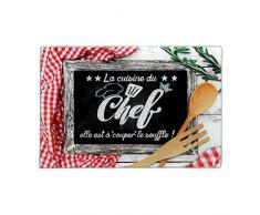 Planche à Découper en Verre - La Cuisine du Chef Elle est à Couper le Souffle