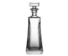 la galaica Carafe en Cristal - décanter - pour Le Whisky ou Liqueur - Bohemia - Collection Arezzo - 9,6x9,6x29 cm.