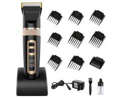 ShuBel Tondeuse Cheveux, Tondeuse pour Homme Professionnelle életrique 11 en 1 Tondeuse Homme Multifonction Rasage, Epilation, Recharge sans Fil