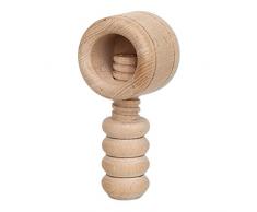 Dekohelden24 Casse-noix en bois de qualité supérieure, travail artisanal de qualité, Bois, Schraubgewinde, 1