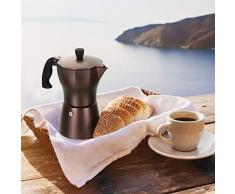 ROSSETTO Cafetière Italienne Express en Aluminium 6 Tasses