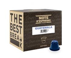 Note dEspresso - Lot de 100 capsules de café Guatemala exclusivement compatibles avec machine Nespresso*, 100 x 5,6 g