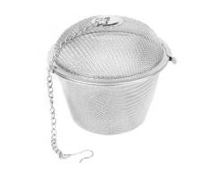 Vktech Boule à thé/herbes/épices en inox Diamètre de 5 cm