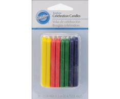 Anniversaire bougies 2,5 "24/Pkg-Rainbow