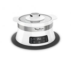 Moulinex Steamâup Cuiseur Vapeur Recettes Savoureuses Simple et Compact Cuisine Saine Gourmande VJ504010 (saladier non inclus)