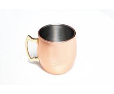 1 x Grey Goose Vodka tasse de cuivre / Cocktail / Longdrink / Verre avec Logo gravure