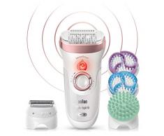Braun Silk-épil 9 9/990 SkinSpa SensoSmart Épilateur Électrique Or Rose et 13 Accessoires