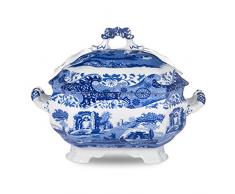 Blue Italian 3,4 l Soupière Porcelaine Blanc/Bleu