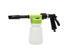 Car mousse Pulvérisateur, Cannon mousse, un fonctionnement simple, intégré Anti-Siphon Poignée, avec un tuyau darrosage, utilisé pour camions, voitures de nettoyage