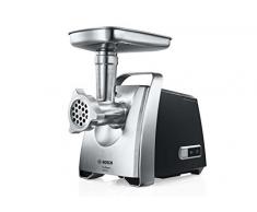 Bosch ProPower MFW68640 Hachoir à viande polyvalent – Jusquà 4,3 kilos de viande par minute – Puissance de 800 W – Couleur : Noir