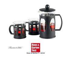 Cafetiere/Theiere à Piston + 2 Tasses [Rosenstein & Söhne]