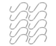 10 pcs en métal en forme de S KITCHEN Cuillère Poêle Pot Crochets de suspension cintres