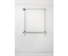 Étendoir mural Foxydry Wall 120, séchoir vertical, coulissant de bas en haut