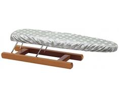 Arredamenti Italia AR_IT- 625 STIROMANICHE Jeanette Mini Planche à Repasser Hêtre Massif couleur Cerise 16 x 54 x 7 cm