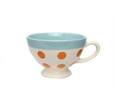 Déjeuner sur lherbe DH054015 Tasse Jumbo Faïence, Orange, 17,8 x 14,5 x 9,5 cm