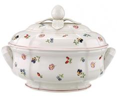 Villeroy & Boch Petite Fleur Soupière, 2,5 l, Porcelaine Premium, Blanc/Multicolore