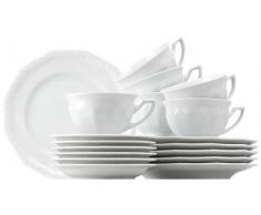 Rosenthal 10430-800001-18735 Service à Café 18 Pièces, Porcelaine, Blanc, 32 x 31,7 x 28,1 cm