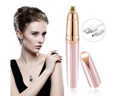 Sourcils Rasoir Tondeuse Bamoer Epilateur de Sourcil pour Femme, épilation électrique des Sourcils, Épilateur portatif indolore instantané,rasant de rasoir de mini sourcil