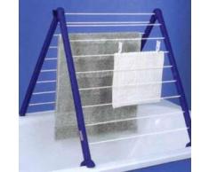 Leifheit Séchoir pour baignoire Pegasus V, séchoir à linge pour toute taille de baignoires, étendoir à linge longueur détendage denviron 11 mètres