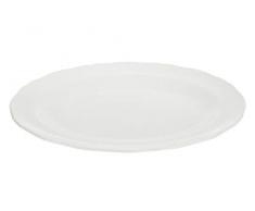 Premier Housewares - 29,5 x 23 cm-Plat Ovale en Porcelaine Blanc