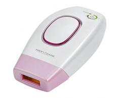 ProfiCare Epilateur pour Femme à Lumière Pulsée Filtre UV Intégré Inclus Paire de Lunettes Blanc/Rose