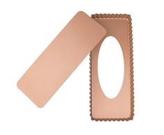 webake Plat a Tarte Rectangulaire 36,5 cm Moule à Quiche avec Fond Amovible en Acier Golden Couleur Rectangulaire Revêtement Anti-adhésif Moule a Tarte 36,5 x 15 x 3 cm