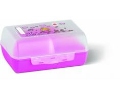 Emsa 513794 VARIABOLO, Boîte à goûter enfant, cloisons amovible, 16x11x7cm rose, Princesse