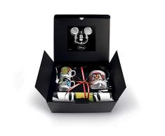 Egan WMSET/20 Lot de 4 Tasses à café Sweet Love, sucrier et napperon, Porcelaine, Vert