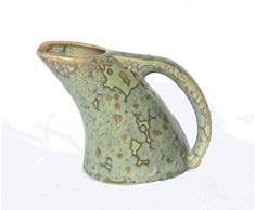 Crémier en céramique, glaçure verte