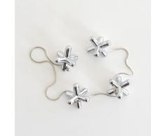 Alessi GCH01 Tripod Dessous de Plat à Pièces Mobiles de Design Zamak Chromée