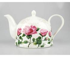 Jameson and Tailor Théière en porcelaine Rose