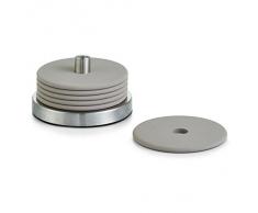 Zeller 2057968 Dessous de Verre Gris 10 x 6 cm