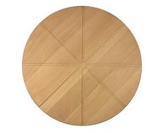 efo Plat à pizza en bois de hêtre avec rainures tranchées Planche à pizza. 40 [cm] | 15.75