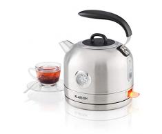 KLARSTEIN Carlina Bouilloire électrique Style théière rétro 1,7 l 1850-2200W ino