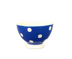 Déjeuner sur lherbe DH012109 Bol Faïence, Bleu Gitane, 10 x 10 x 6,5 cm