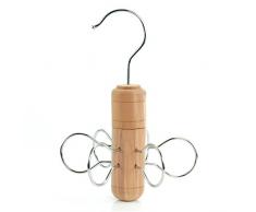 Hangerworld Cintre porte-accessoires en bois de cèdre pour cravates/foulards