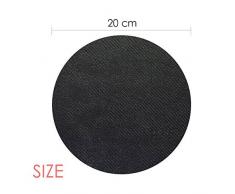 Chine chinois Théière Motif traditionnel rond en caoutchouc antidérapant Tapis de souris de jeu Bureau de souris Cadeau