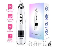 2020 Aspirateur Point Noirs Élimination des Points Noirs, Aspirateur électrique Outil pour points noirs et microderm 65KPA Aspiration Puissante 6 Sondes Multifonctionnelles