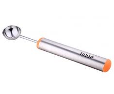 Y-BOA Cuillère à Melon Pastèque Fruits Moule Boule à Melon Ice Cream Glace Cuisine Outil INOX