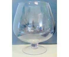 Geants Verre a Cognac Taille XXXL Verre à Cognac Chope XXL Verre soufflé à la Bouche voloume 4,5 litres Hauteur Environ 23-24 cm Oberstdorfer Glashutte